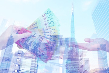 double-exposure-of-hand-giving-australian-money 360 x 240